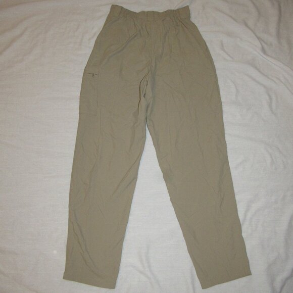 Ex Officio Khaki Lightweight Nylon Cargo Hiking Outdoor Pants Women's sz 6 - Picture 4 of 4